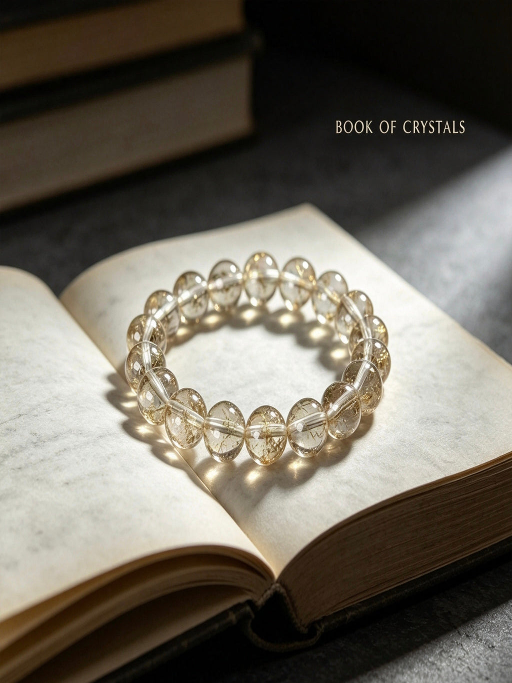 Gold Foil Inclusion Bracelet | Auspicious Wealth & Radiant Positive Energy Bracelet