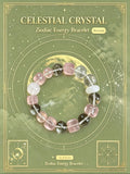 Celestial Rose Quartz & Clear Quartz Bracelet