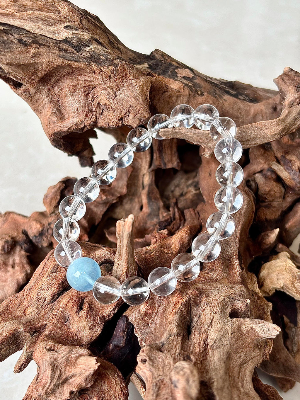 Natural Clear Quartz Bracelet | Master Healer Energy Crystal Bracelet