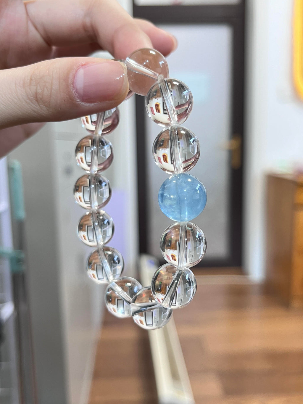 Natural Clear Quartz Bracelet | Master Healer Energy Crystal Bracelet