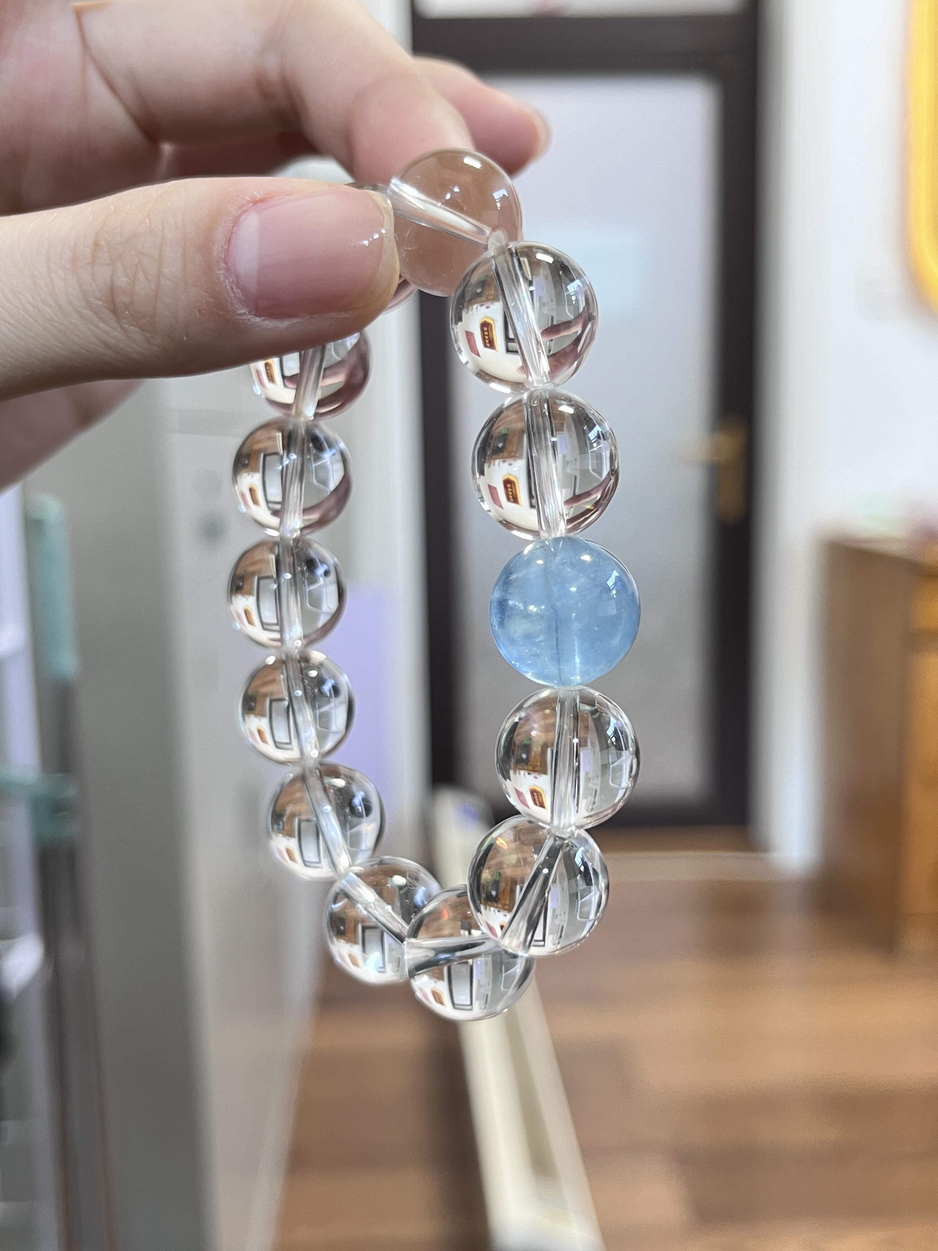 Natural Clear Quartz Bracelet | Master Healer Energy Crystal Bracelet