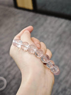 Natural Mozambique Star Rose Quartz Zodiac Bracelet