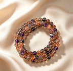 Natural Super Seven Zodiac Beaded Bracelet