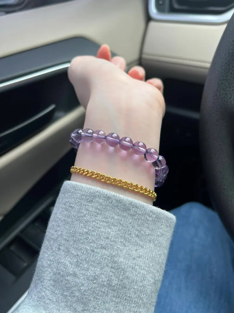 Natural Amethyst Zodiac Bracelet