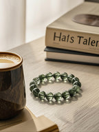 Natural Green Phantom Quartz Bracelet