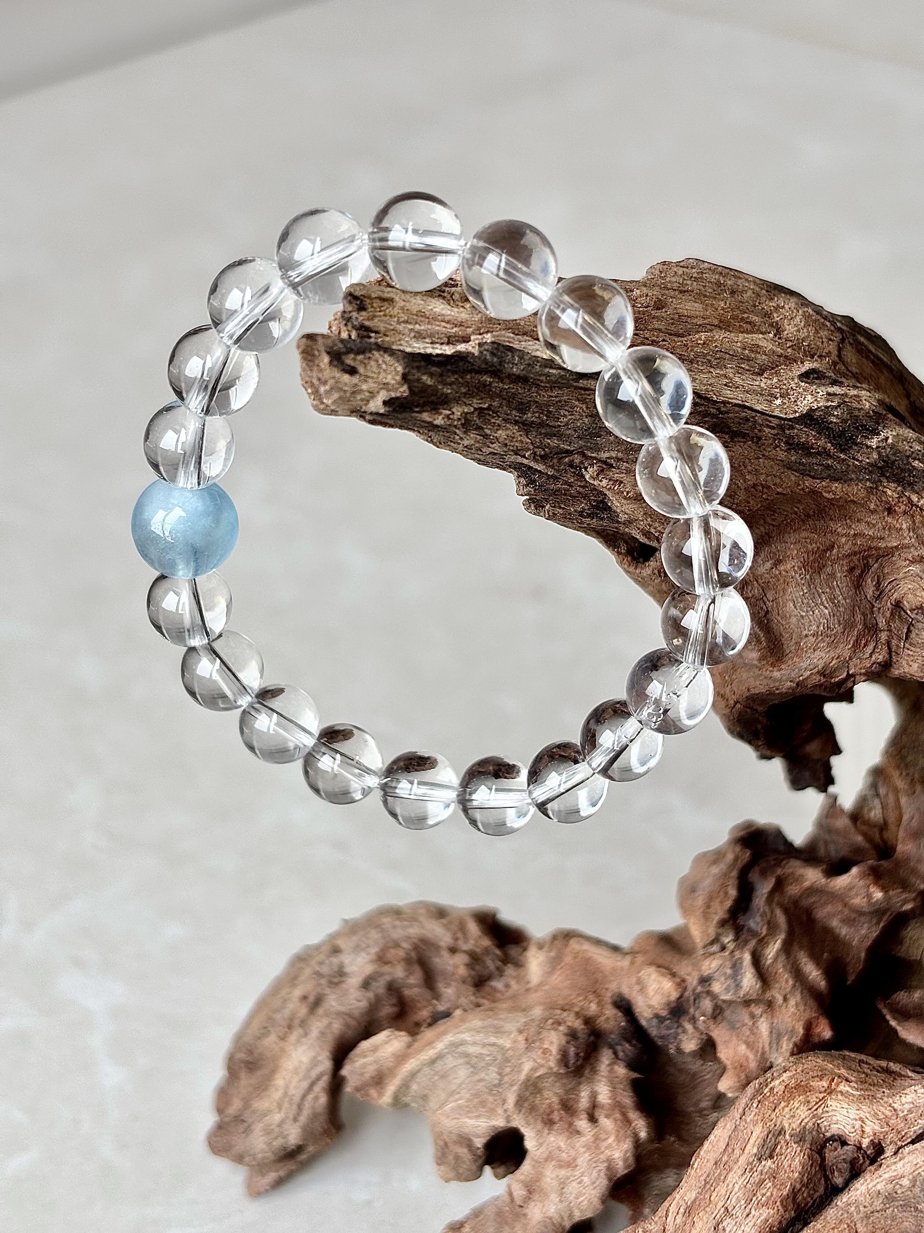 Natural Clear Quartz Bracelet | Master Healer Energy Crystal Bracelet