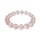Natural Mozambique Star Rose Quartz Zodiac Bracelet