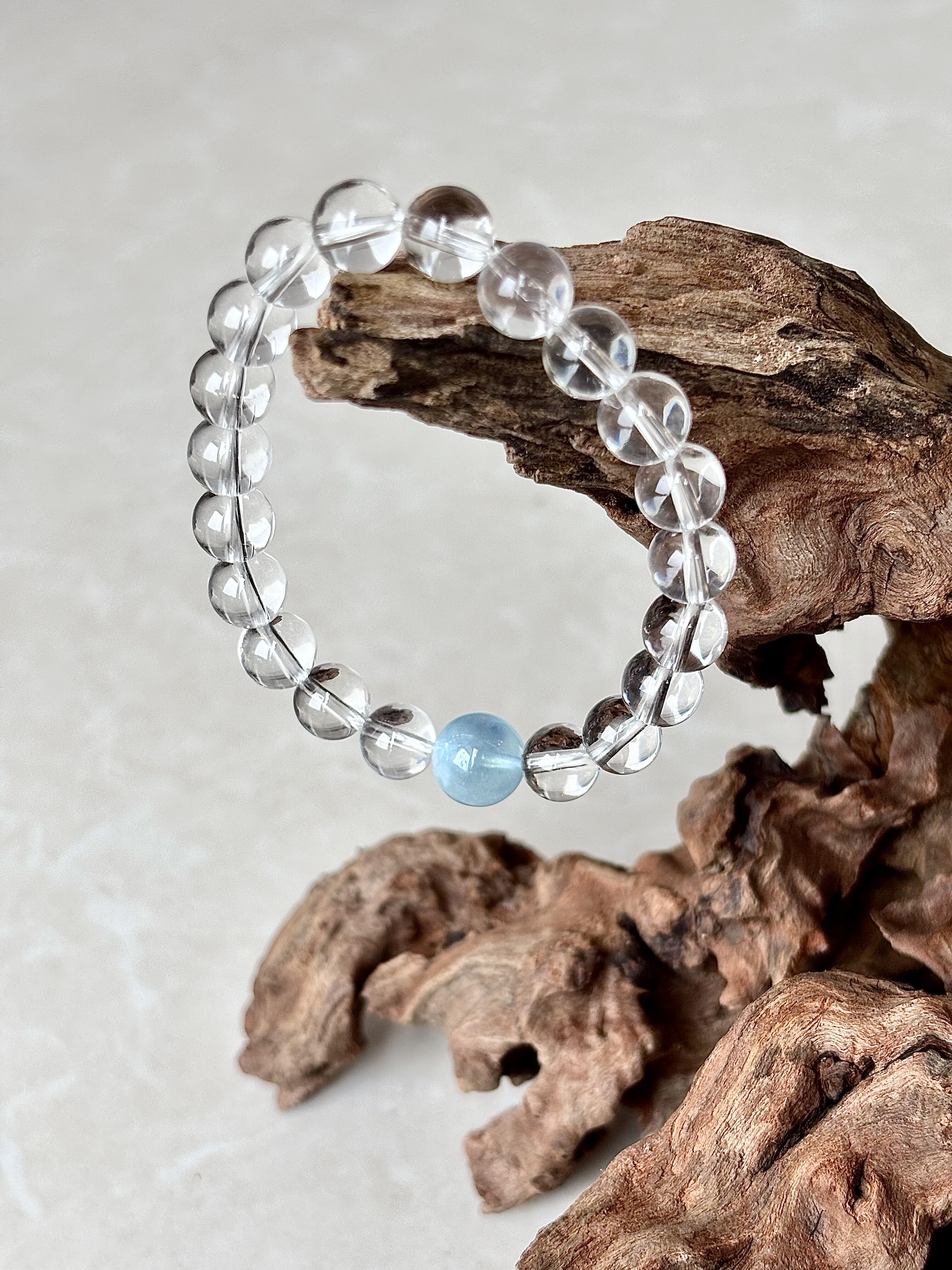 Natural Clear Quartz Bracelet | Master Healer Energy Crystal Bracelet