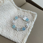 Celestial Aquamarine Crystal Bracelet