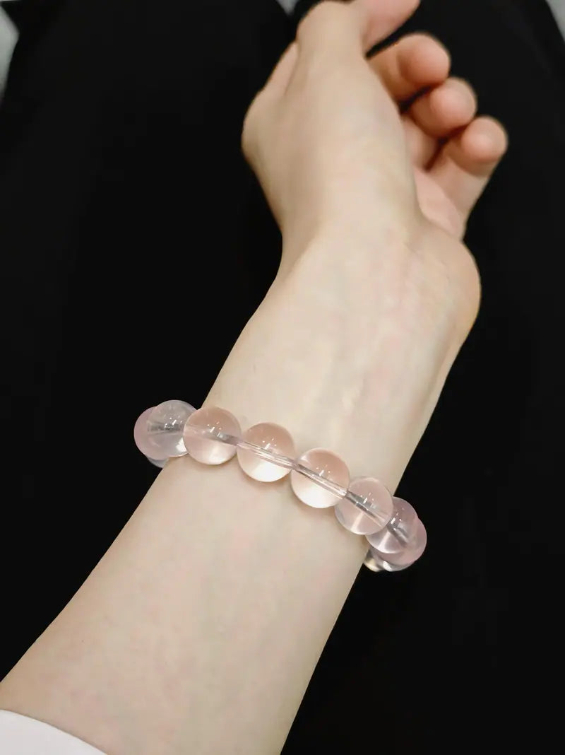 Natural Mozambique Star Rose Quartz Zodiac Bracelet