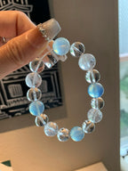 Celestial Aquamarine Crystal Bracelet