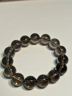 Natural Smoky Quartz Zodiac Bracelet